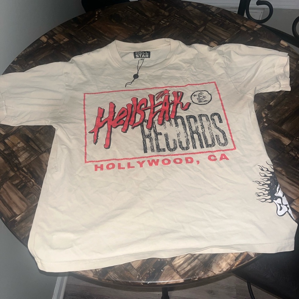 Hellstar Records Cream T-Shirt